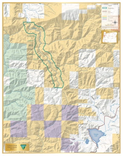 map of Lobster Creek - Visitor Map