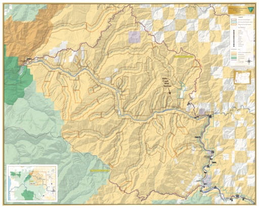 map of Rogue River - Tributaries - Alder Creek