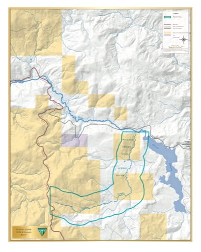 map of Walker Creek - Visitor Map