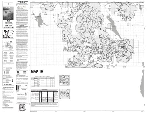 map of Fremont-Winema MVUM - Map 10 2014
