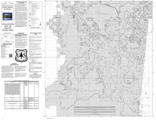 Motor Vehicle Use Map (MVUM) of Clackamas River Ranger District (RD) in Mt. Hood National Forest (NF) in Oregon. Published by the U.S. Forest Service (USFS).