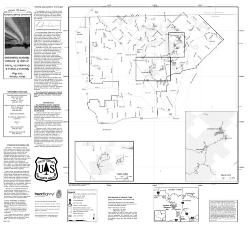 Motor Vehicle Use Map (MVUM) of Lyndon B Johnson National Grassland (NG) in Texas. Published by the U.S. Forest Service (USFS).