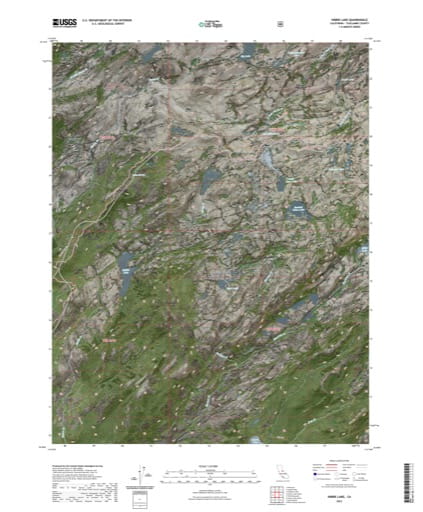 US Topo 7.5-minute map of Kibbie Lake Quadrangle in Tuolumne County, California. Published by the U.S. Geological Survey (USGS).