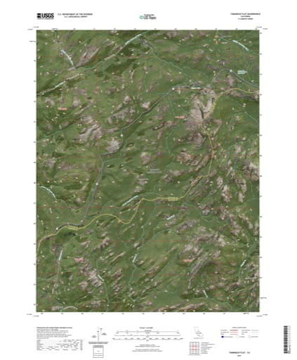 US Topo 7.5-minute map of Tamarack Flat Quadrangle in California. Published by the U.S. Geological Survey (USGS).