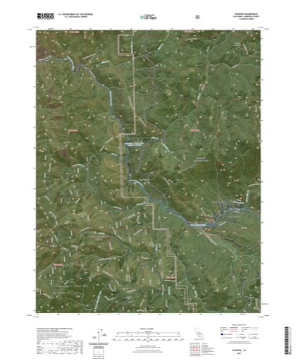 US Topo 7.5-minute map of Wawona Quadrangle in Mariposa County, California. Published by the U.S. Geological Survey (USGS).
