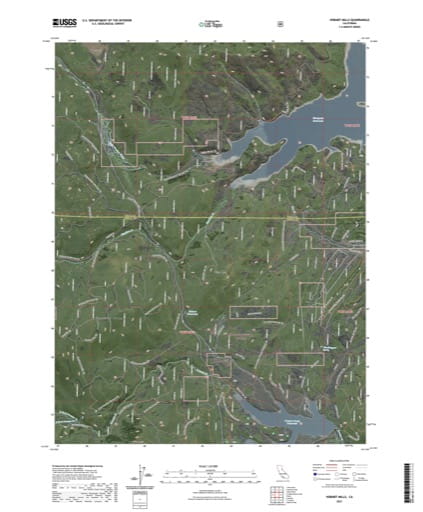 US Topo 7.5-minute map of Hobart Mills Quadrangle in California. Published by the U.S. Geological Survey (USGS).