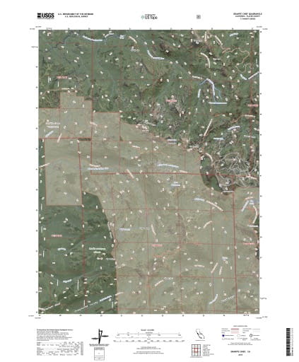 US Topo 7.5-minute map of Granite Chief Quadrangle in Placer County, California. Published by the U.S. Geological Survey (USGS).