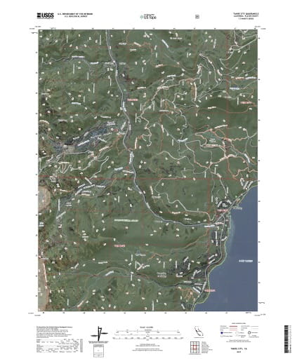 US Topo 7.5-minute map of Tahoe City Quadrangle in Placer County, California. Published by the U.S. Geological Survey (USGS).