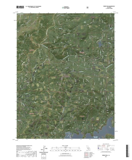 US Topo 7.5-minute map of Robbs Peak Quadrangle in California. Published by the U.S. Geological Survey (USGS).