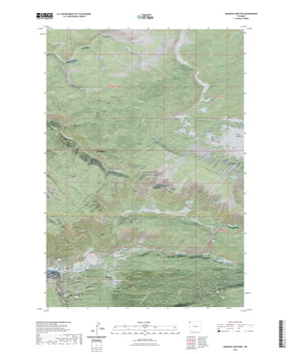 US Topo 7.5-minute map of Madison Junction Quadrangle in Wyoming. Published by the U.S. Geological Survey (USGS).