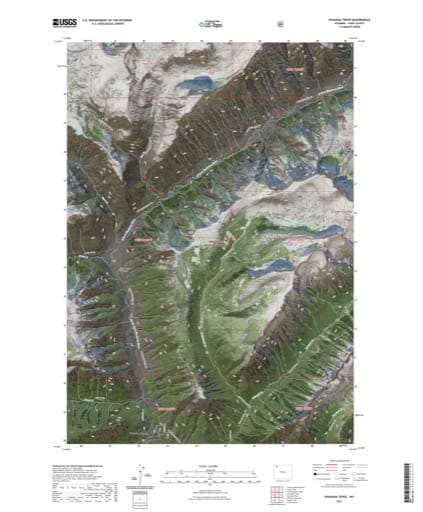 US Topo 7.5-minute map of Pahaska Tepee Quadrangle in Park County, Wyoming. Published by the U.S. Geological Survey (USGS).