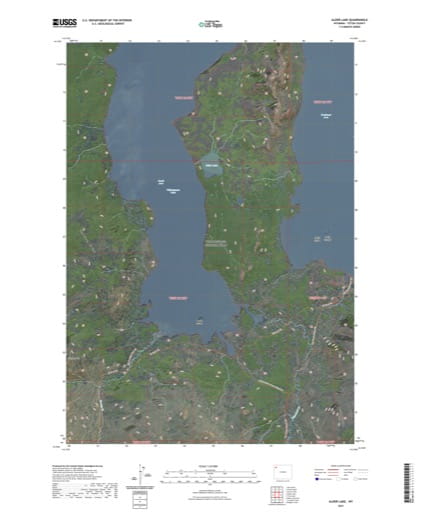 US Topo 7.5-minute map of Alder Lake Quadrangle in Teton County, Wyoming. Published by the U.S. Geological Survey (USGS).