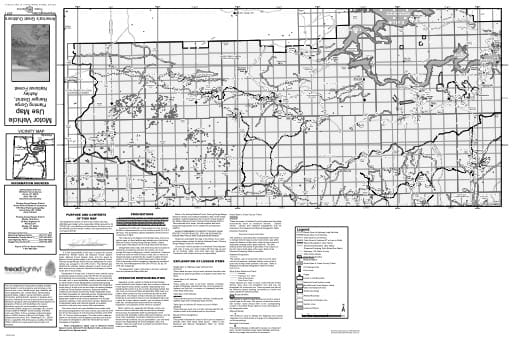 Motor Vehicle Use Map (MVUM) of Flaming Gorge Ranger District in Ashley National Forest (NF) in Utah. Published by the U.S. Forest Service (USFS).