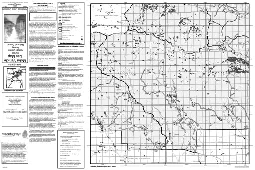 Motor Vehicle Use Map (MVUM) of Vernal Ranger District in Ashley National Forest (NF) in Utah. Published by the U.S. Forest Service (USFS).
