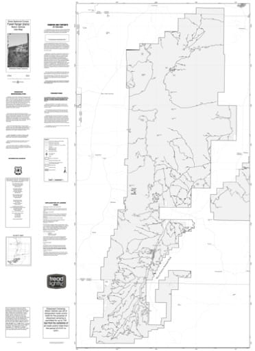 Motor Vehicle Use Map (MVUM) of Powell Ranger District in Dixie National Forest (NF) in Utah. Published by the U.S. Forest Service (USFS).