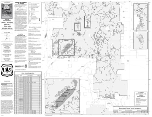 Motor Vehicle Use Map (MVUM) of Fremont River Ranger District (North) in Fishlake National Forest (NF) in Utah. Published by the U.S. National Forest Service (USFS).
