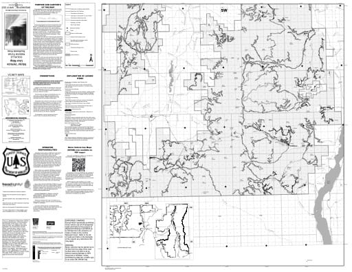 Motor Vehicle Use Map (MVUM) of Southwest Area of Colville National Forest (NF) in Washington. Published by the U.S. Forest Service (USFS).