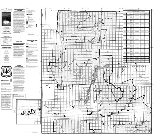 Motor Vehicle Use Map (MVUM) of Mt. Baker Ranger District in Mt. Baker-Snoqualmie National Forest (NF) in Washington. Published by the U.S. Forest Service (USFS).