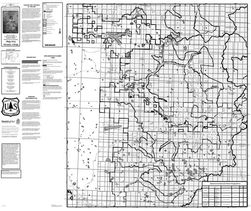 Motor Vehicle Use Map (MVUM) of Skykomish Ranger District in Mt. Baker-Snoqualmie National Forest (NF) in Washington. Published by the U.S. Forest Service (USFS).